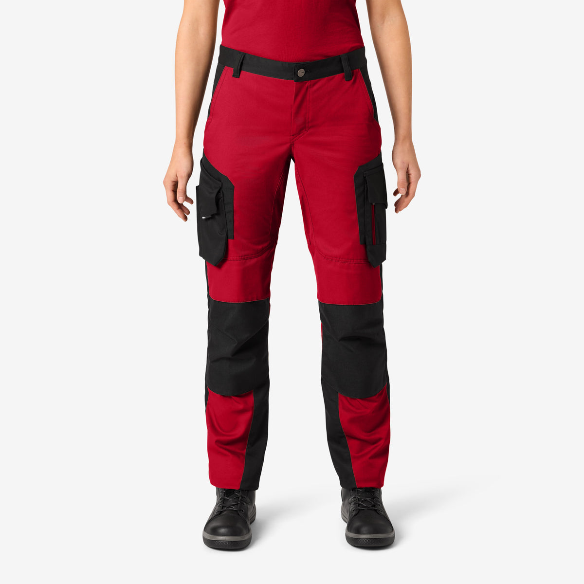 FHB Damen Arbeitshose Annette Rot/Schwarz 125610