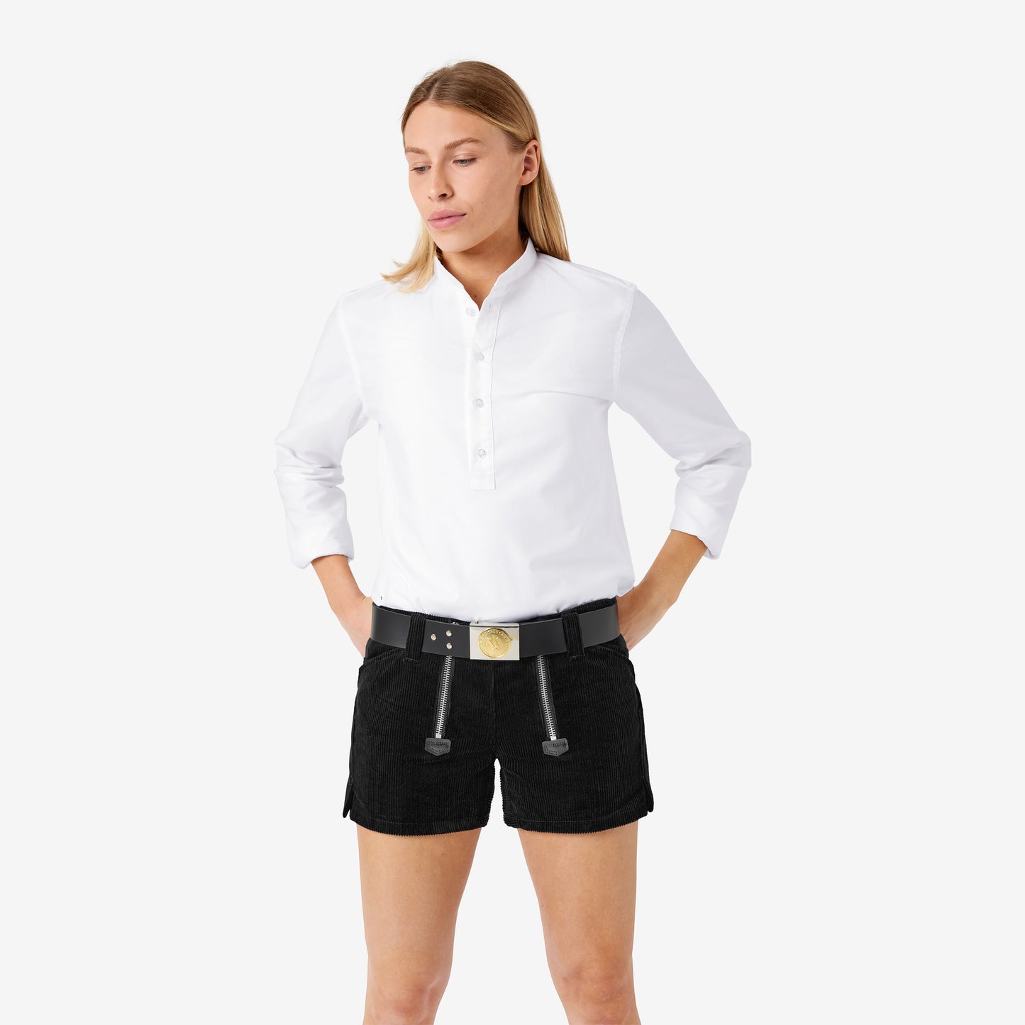FHB Lenn Arbeitshemd Unisex Langarm Weiß 90511