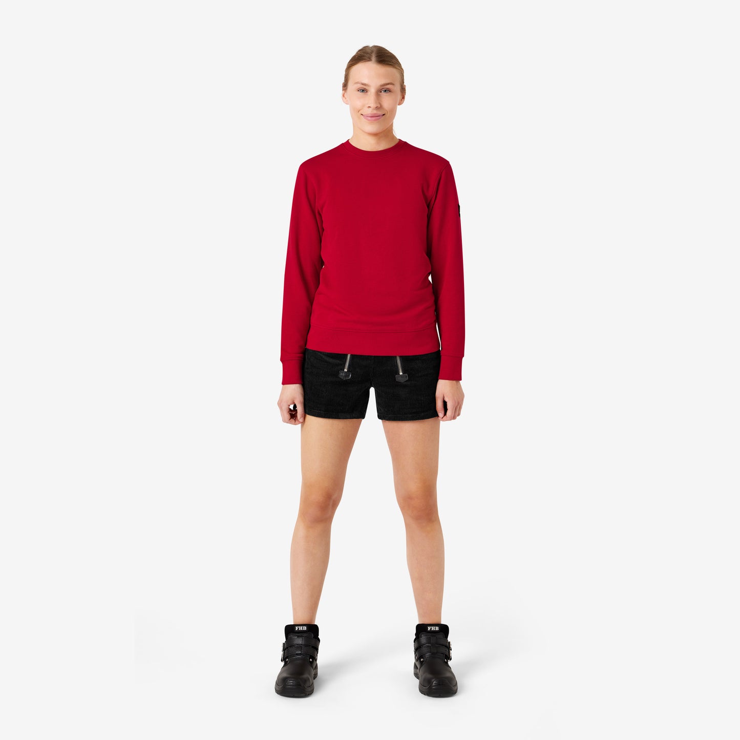 FHB Piet Sweatshirt unisex Rot 821140