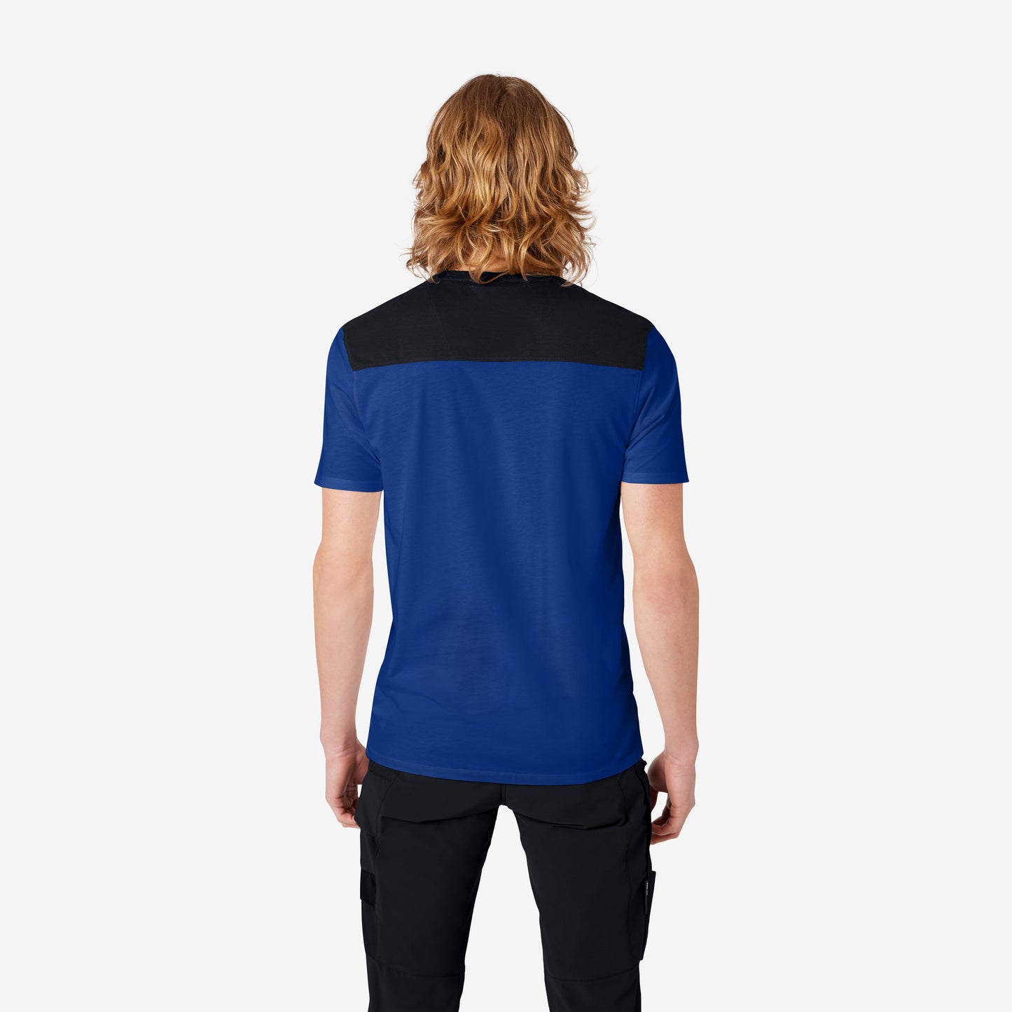 FHB Knut T-Shirt Royalblau/Schwarz 822200