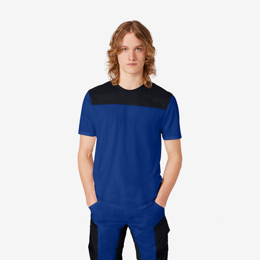 FHB Knut T-Shirt Royalblau/Schwarz 822200