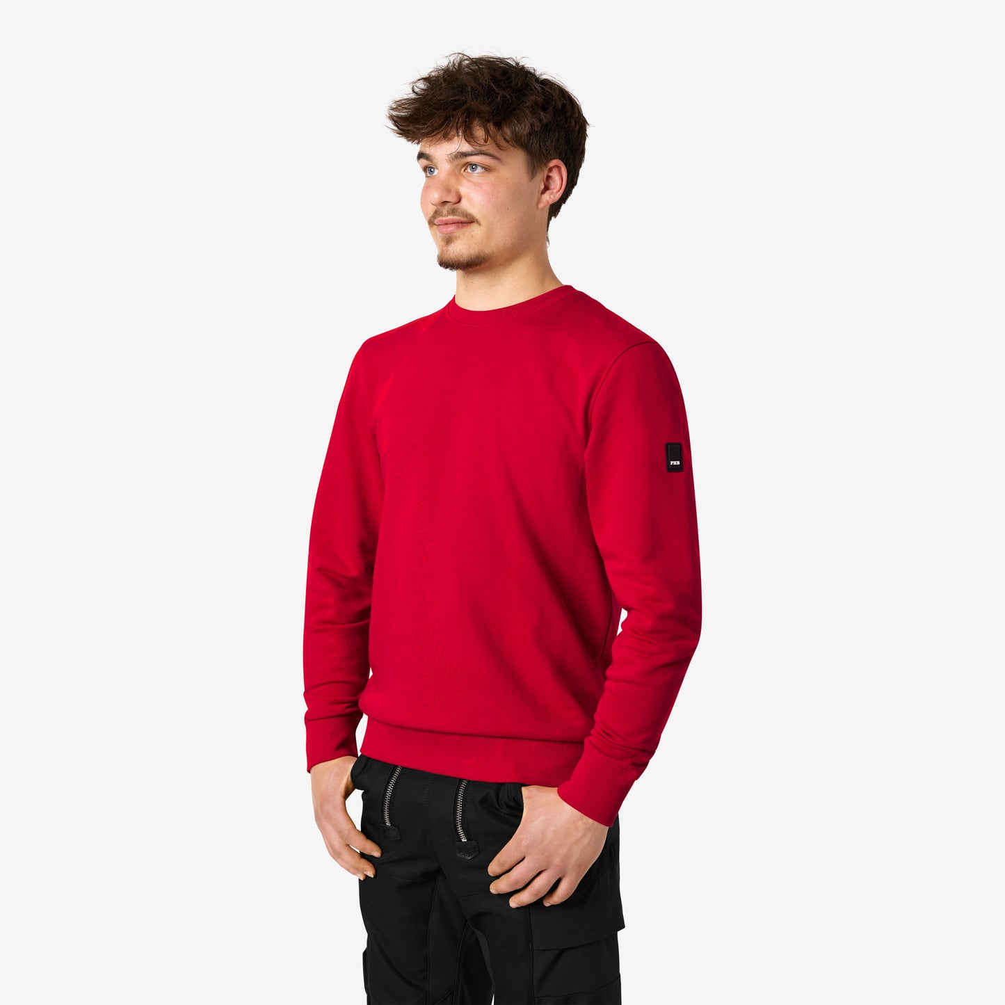 FHB Piet Sweatshirt unisex Rot 821140