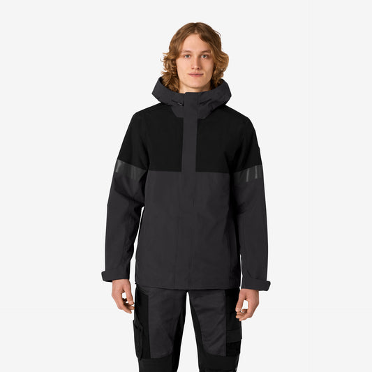FHB Luca Regenjacke Hardshelljacke Anthrazit/Schwarz 78136