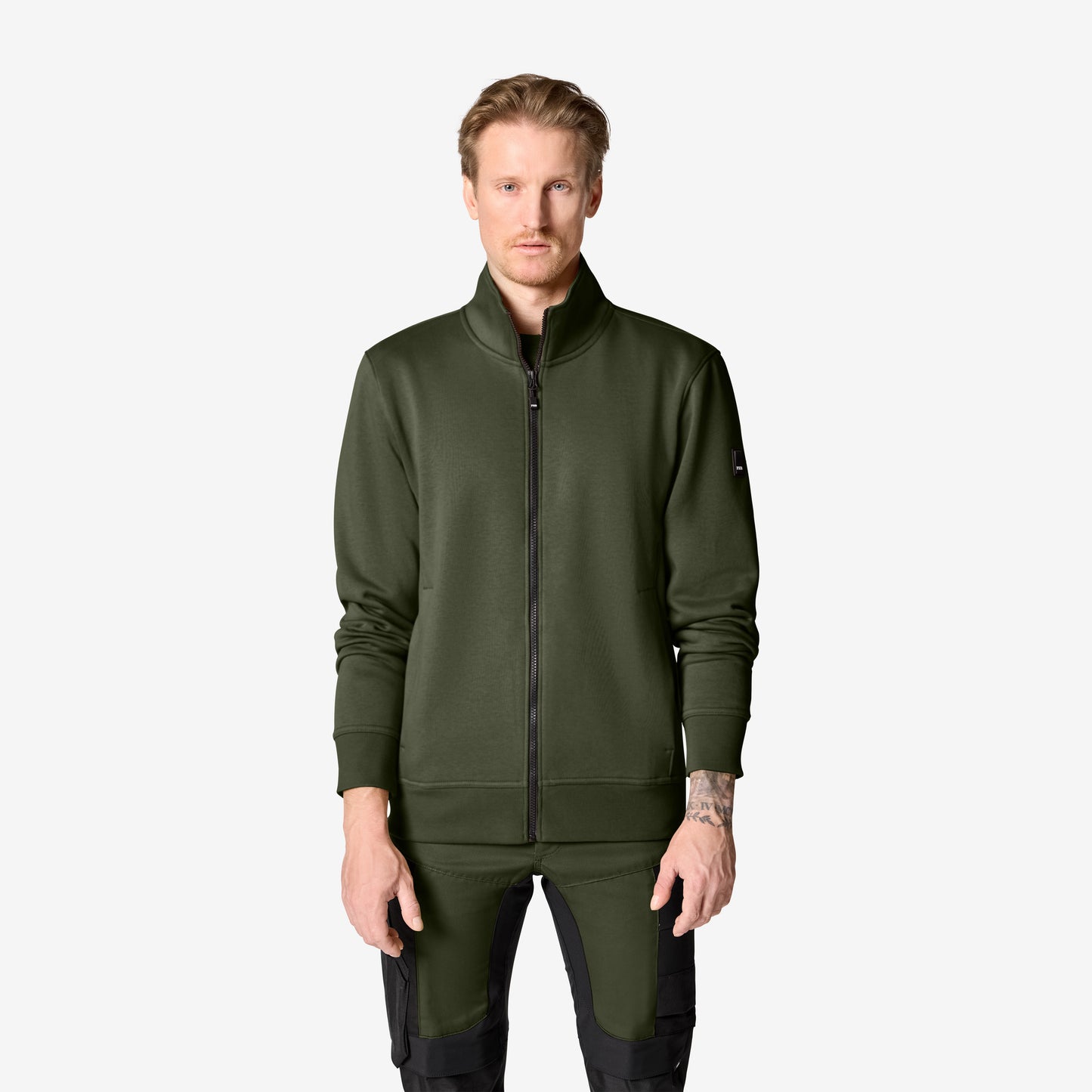 FHB Sweatjacke Eugen Oliv 820135