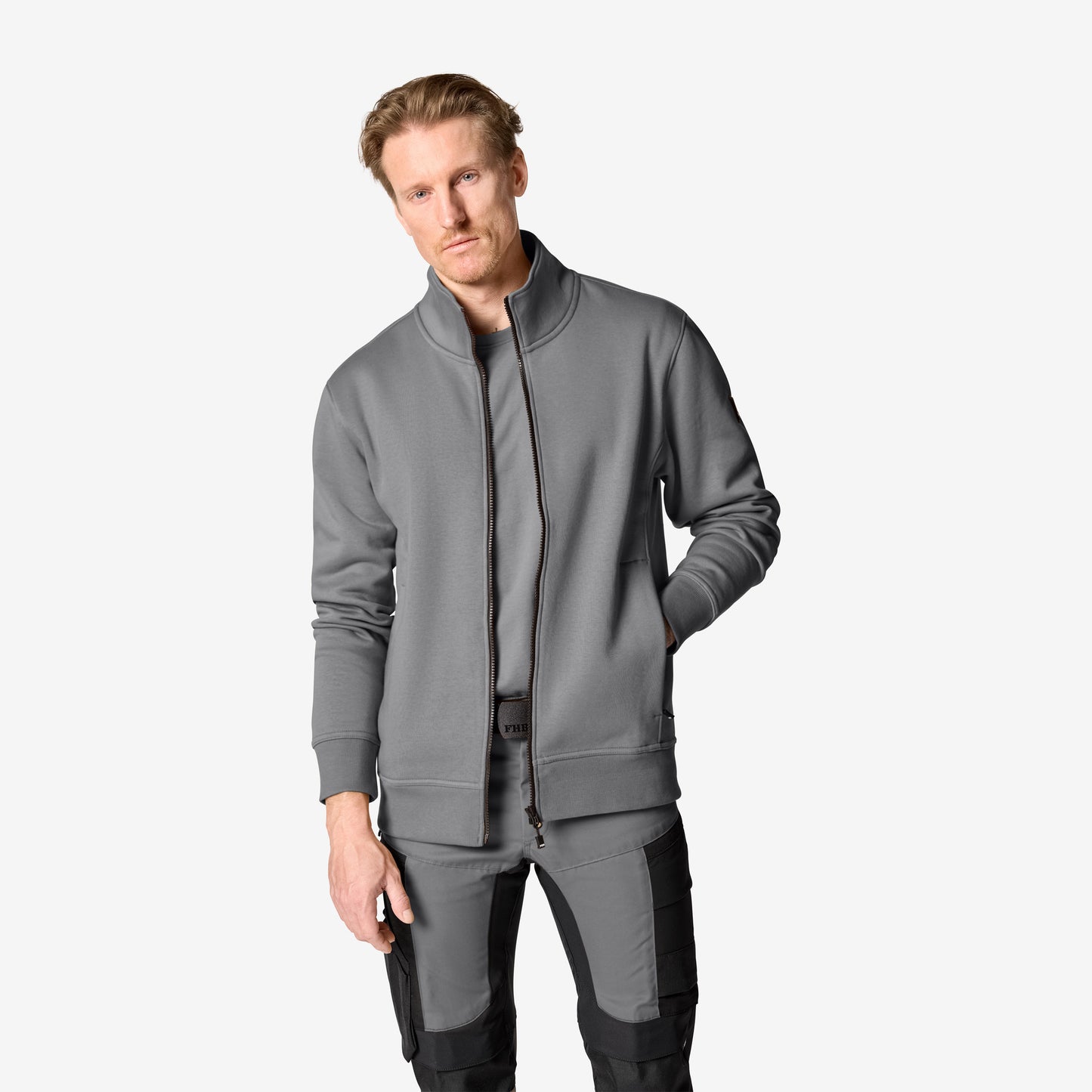 FHB Sweatjacke Eugen Grau 820135