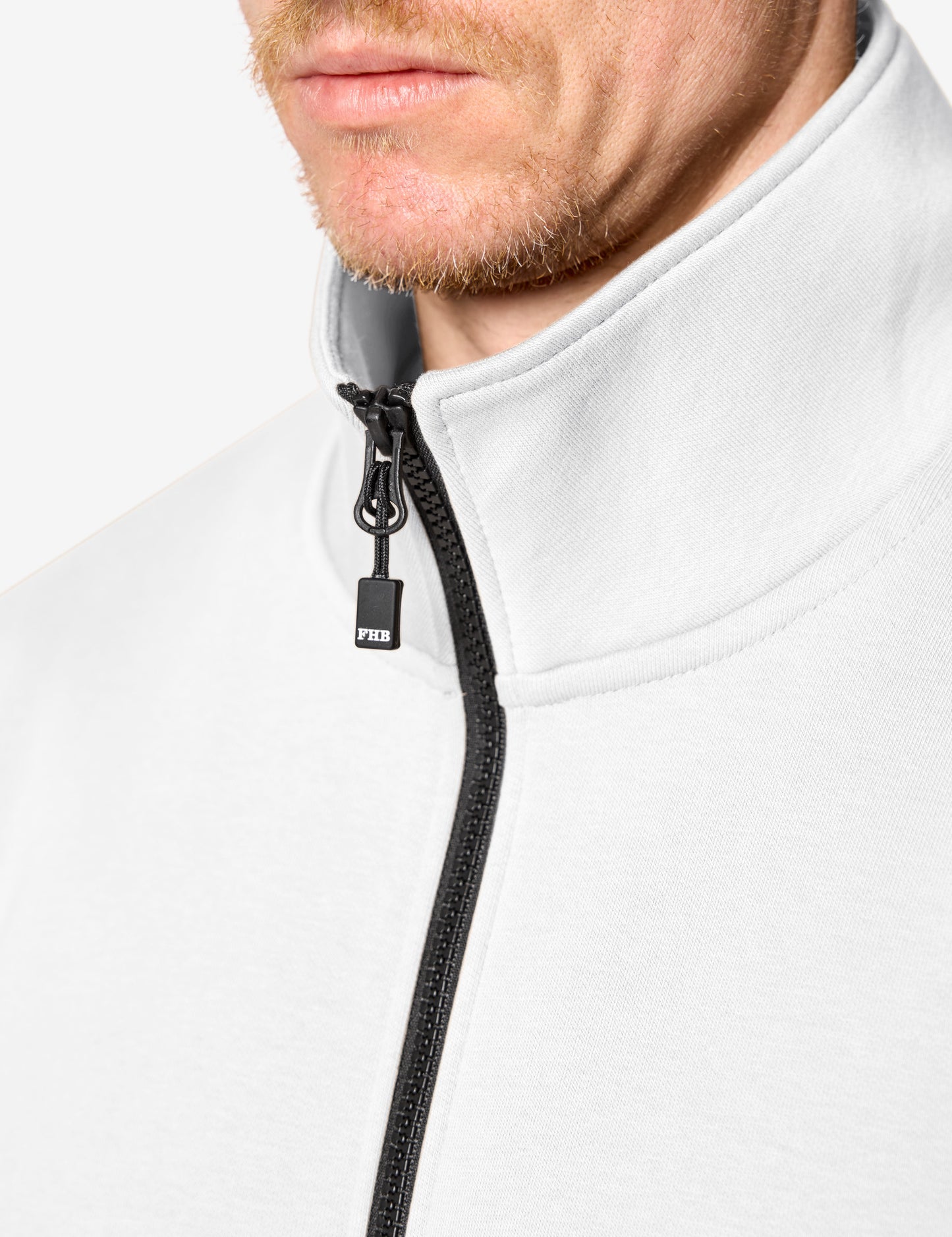 FHB Sweatjacke Eugen Weiß 820135