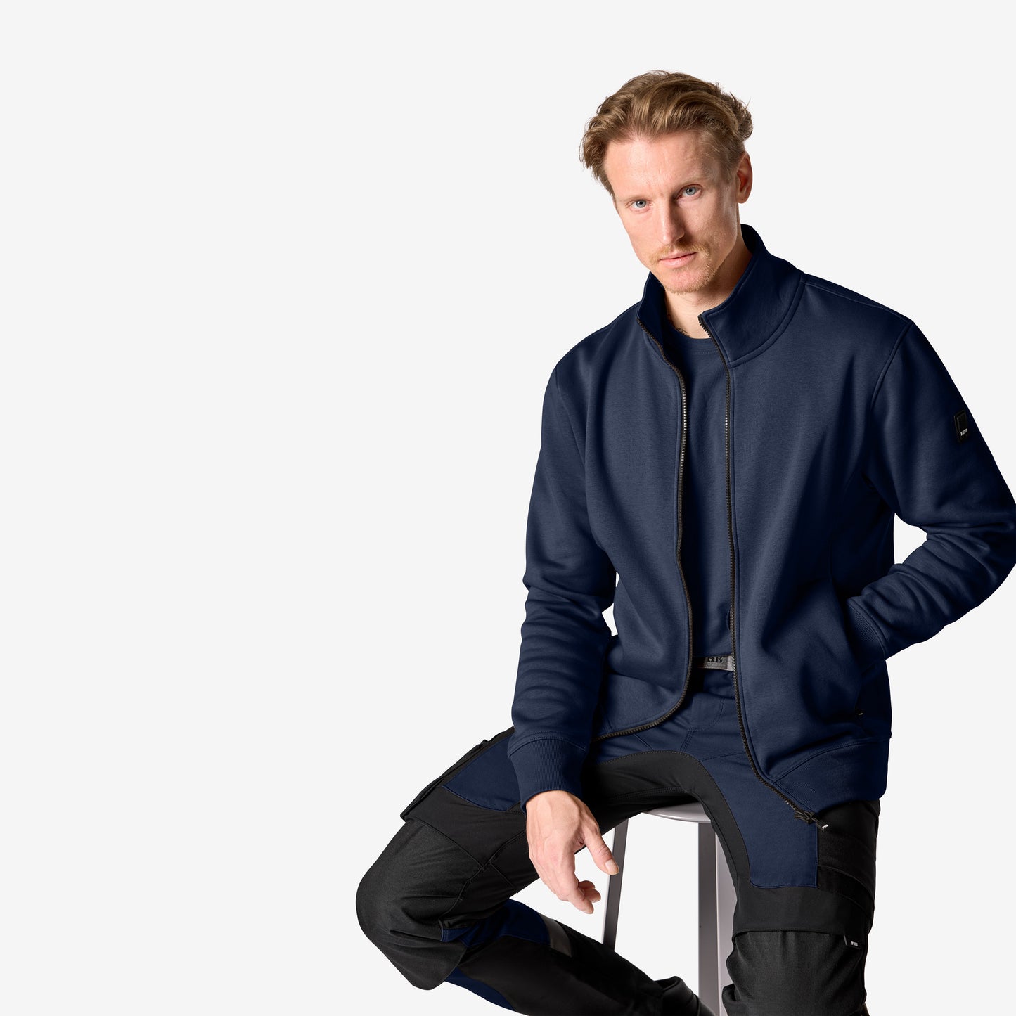 FHB Sweatjacke Eugen Marine 820135