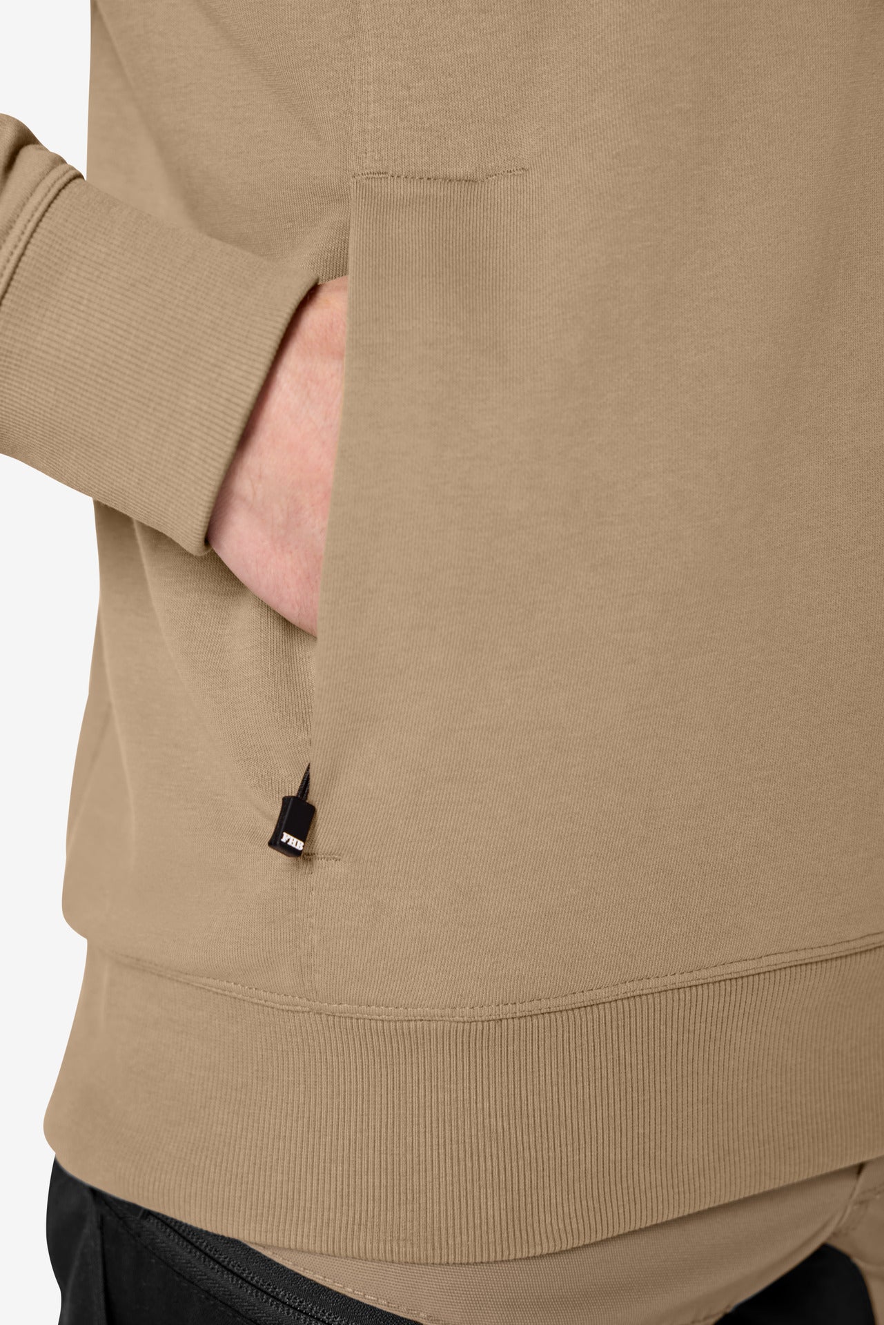 FHB Zip-Sweatshirt Troyer Kalle unisex Beige 821150