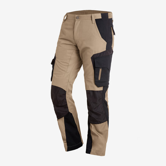 FHB Florian Arbeitshose Bundhose Beige/Schwarz 125100