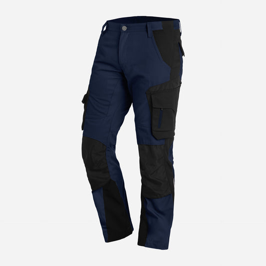FHB Florian Arbeitshose Bundhose Marine/Schwarz 125100