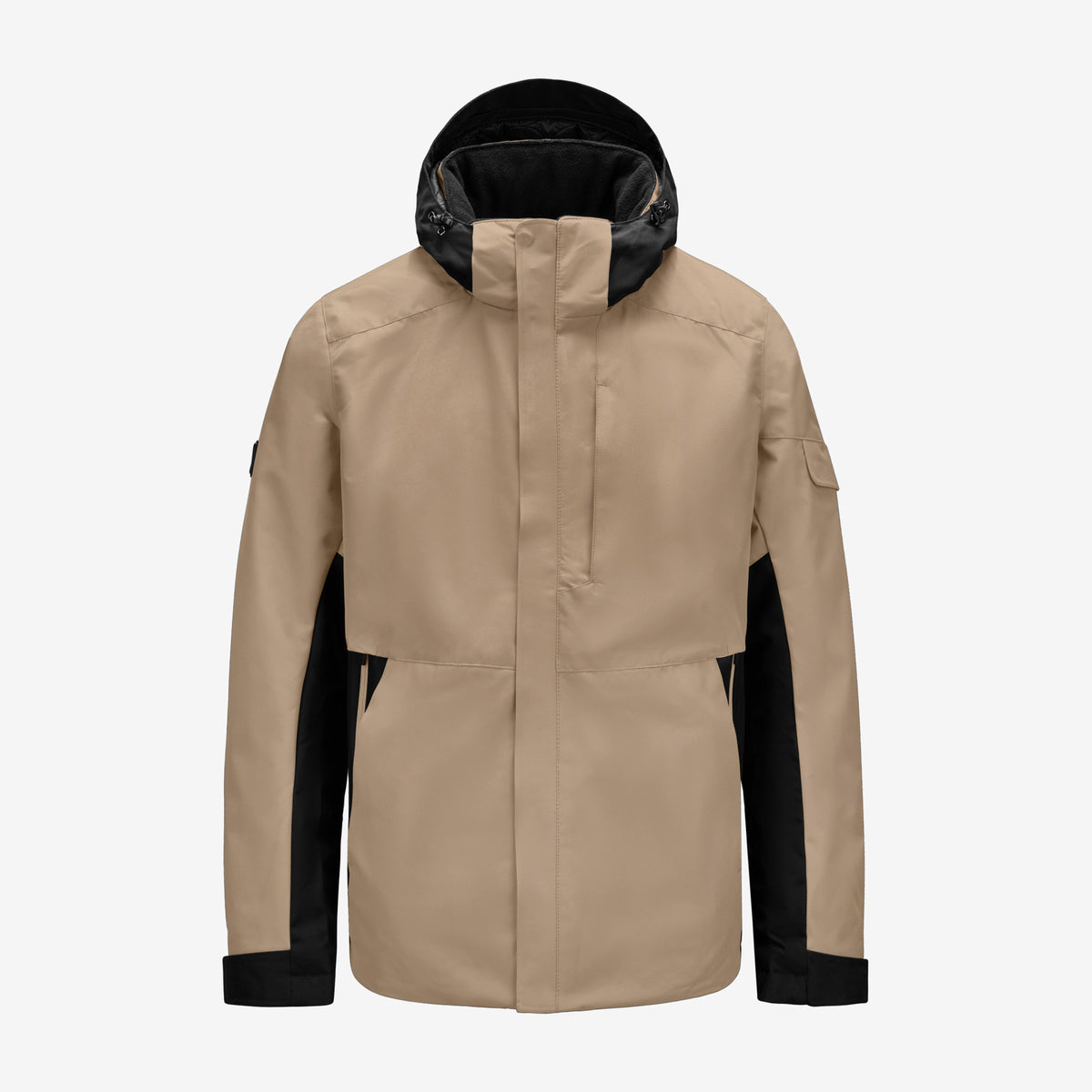 FHB Winterjacke Georg Primaloft Beige/Schwarz 80101
