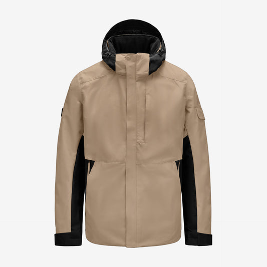 FHB Winterjacke Georg Primaloft Beige/Schwarz 80101