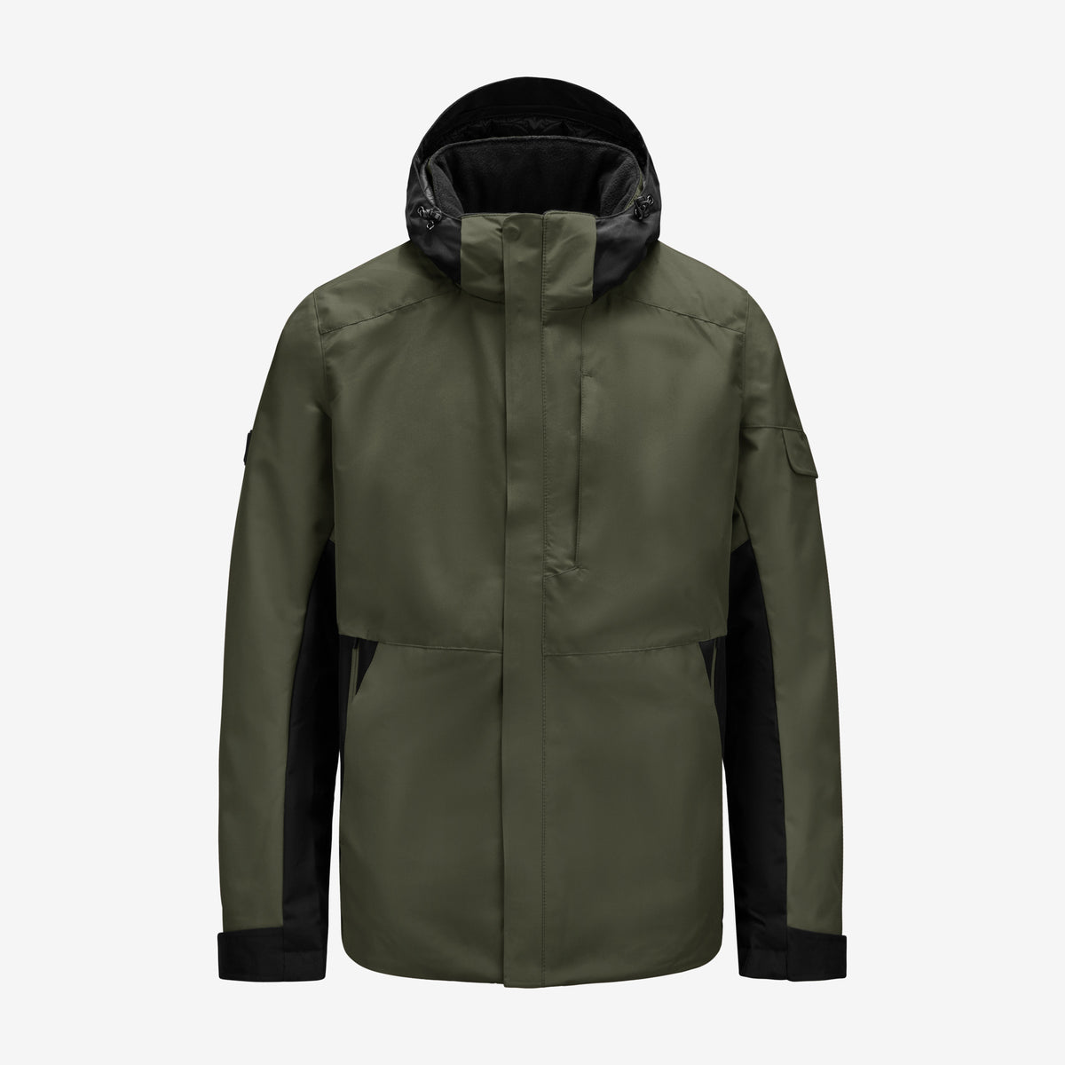 FHB Winterjacke Georg Primaloft Oliv/Schwarz 80101