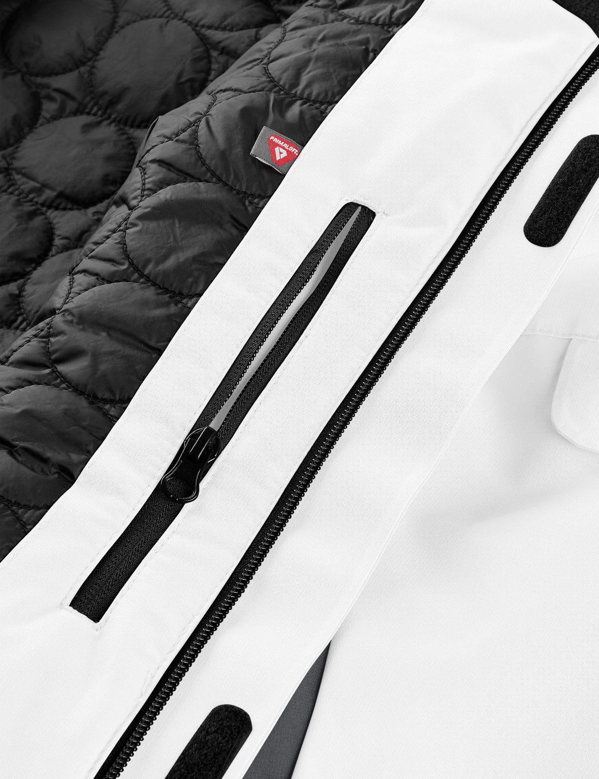 FHB Winterjacke Georg Primaloft Weiß/Anthrazit 80101