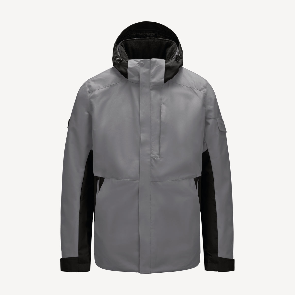 FHB Winterjacke Georg Primaloft Grau/Schwarz 80101