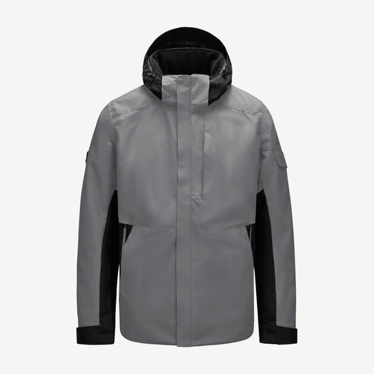FHB Winterjacke Georg Primaloft Grau/Schwarz 80101