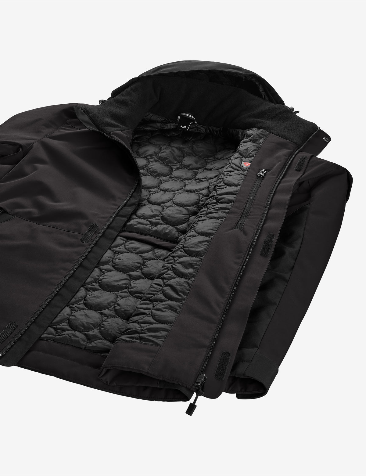 FHB Winterjacke Georg Primaloft Anthrazit/Schwarz 80101