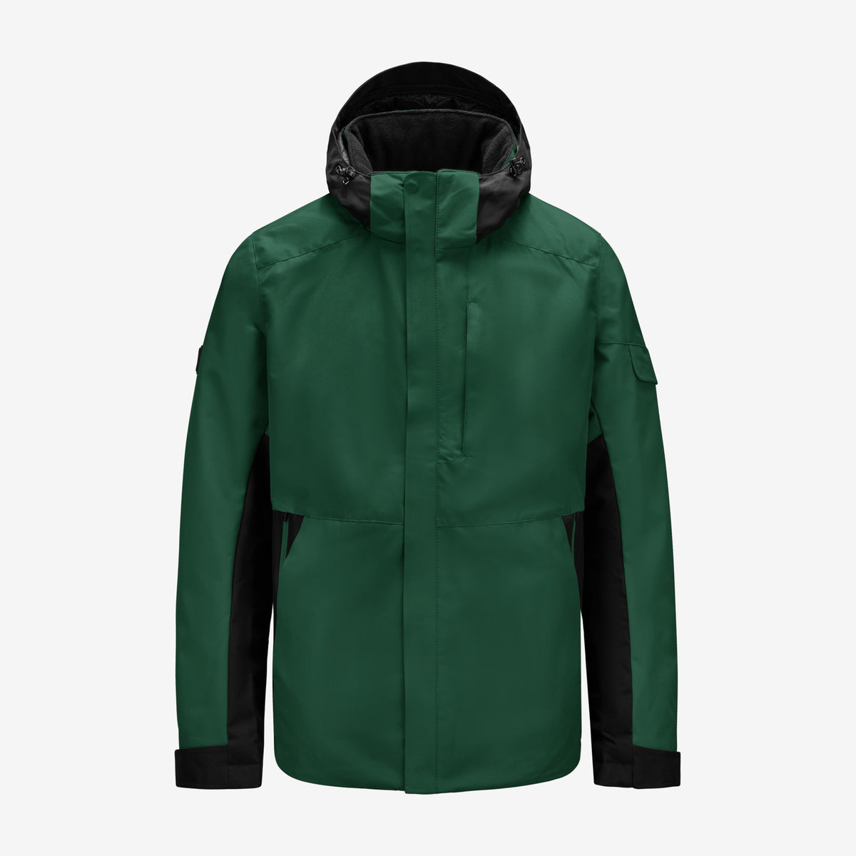 FHB Winterjacke Georg Primaloft Grün/Schwarz 80101