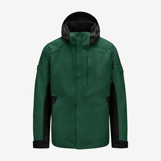 FHB Winterjacke Georg Primaloft Grün/Schwarz 80101