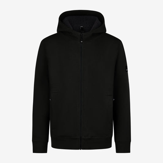 FHB Sweatjacke mit warmem Teddyfutter Hajo Schwarz 820140