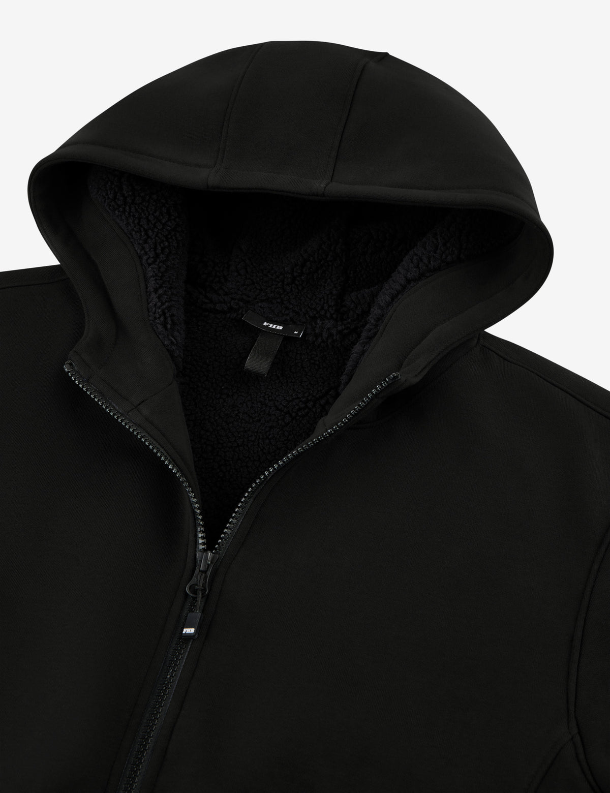 FHB Sweatjacke mit warmem Teddyfutter Hajo Schwarz 820140