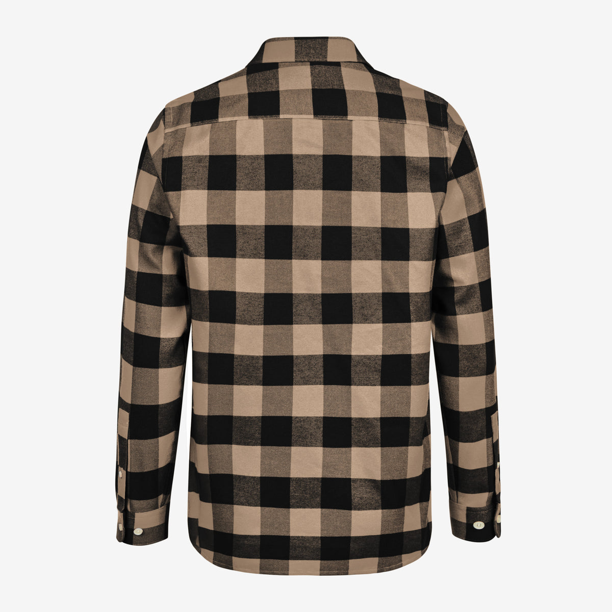 FHB Arbeitshemd Flannelhemd Horst Beige/Schwarz 90522