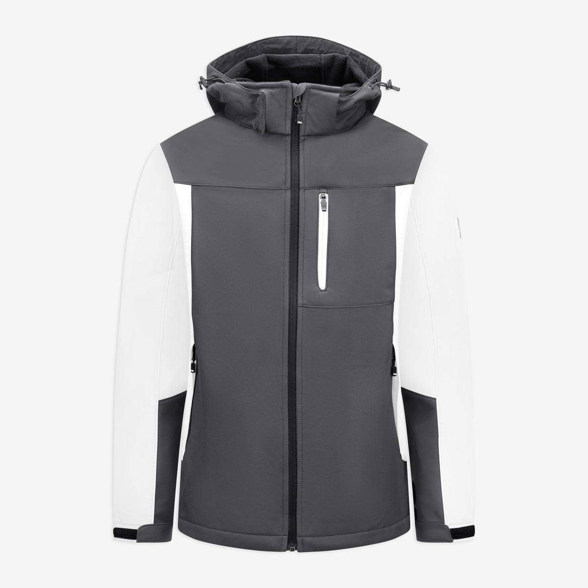 FHB Softshelljacke Jannik Allwetterjacke Weiß/Anthrazit 79105