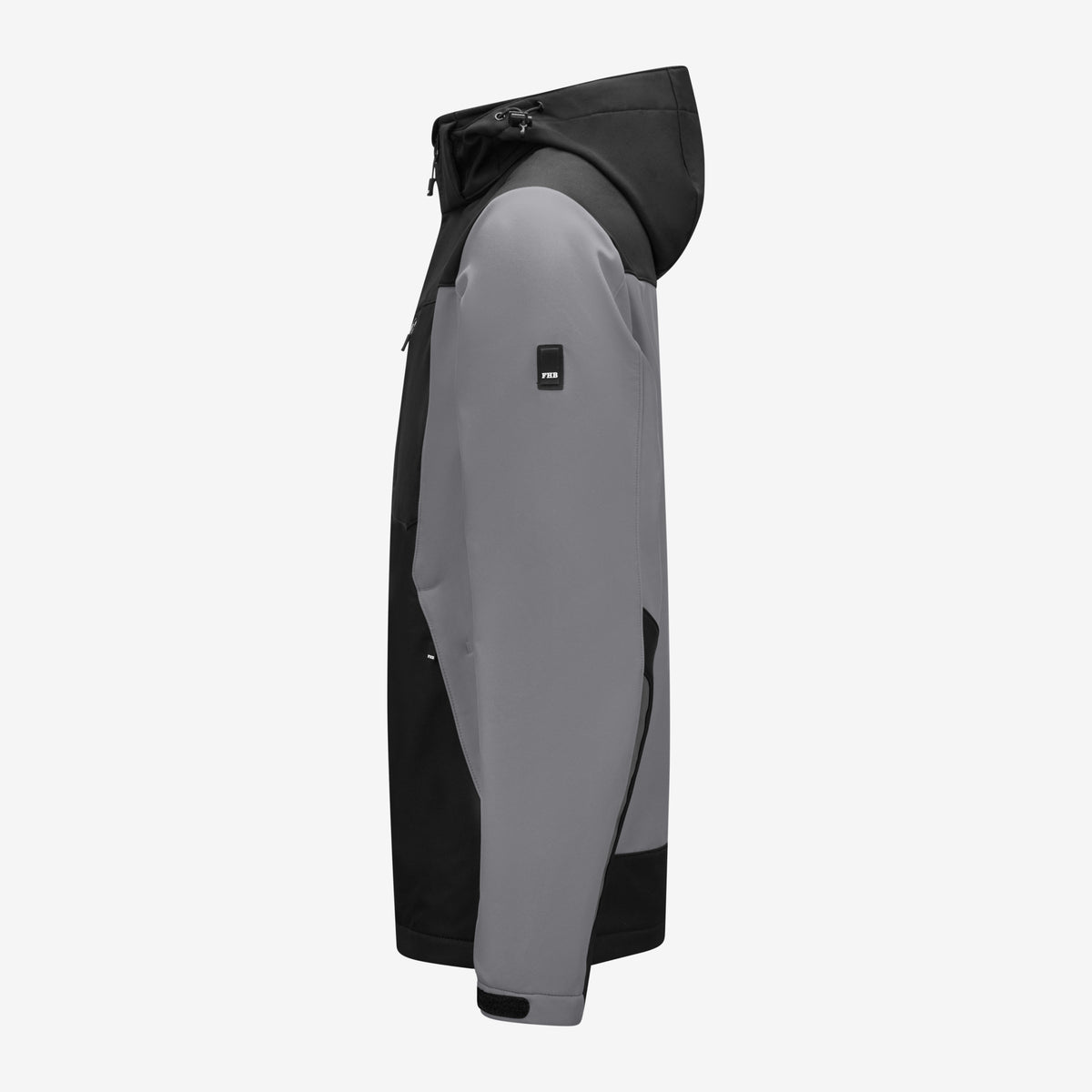 FHB Softshelljacke Jannik Allwetterjacke Grau/Schwarz 79105