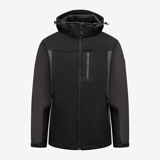 FHB Softshelljacke Jannik Allwetterjacke Anthrazit/Schwarz 79105