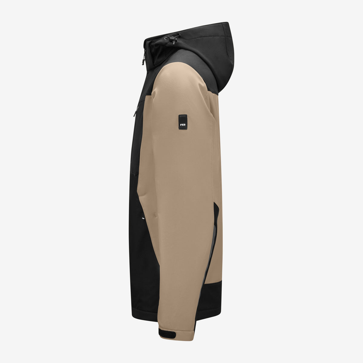 FHB Softshelljacke Jannik Allwetterjacke Beige/Schwarz 79105