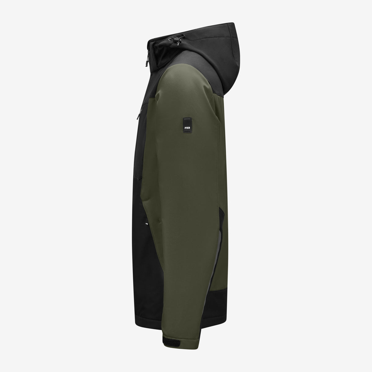 FHB Softshelljacke Jannik Allwetterjacke Oliv/Schwarz 79105