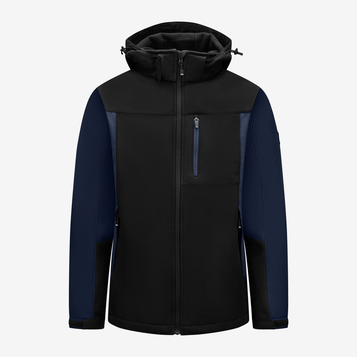 FHB Softshelljacke Jannik Allwetterjacke Marine/Schwarz 79105