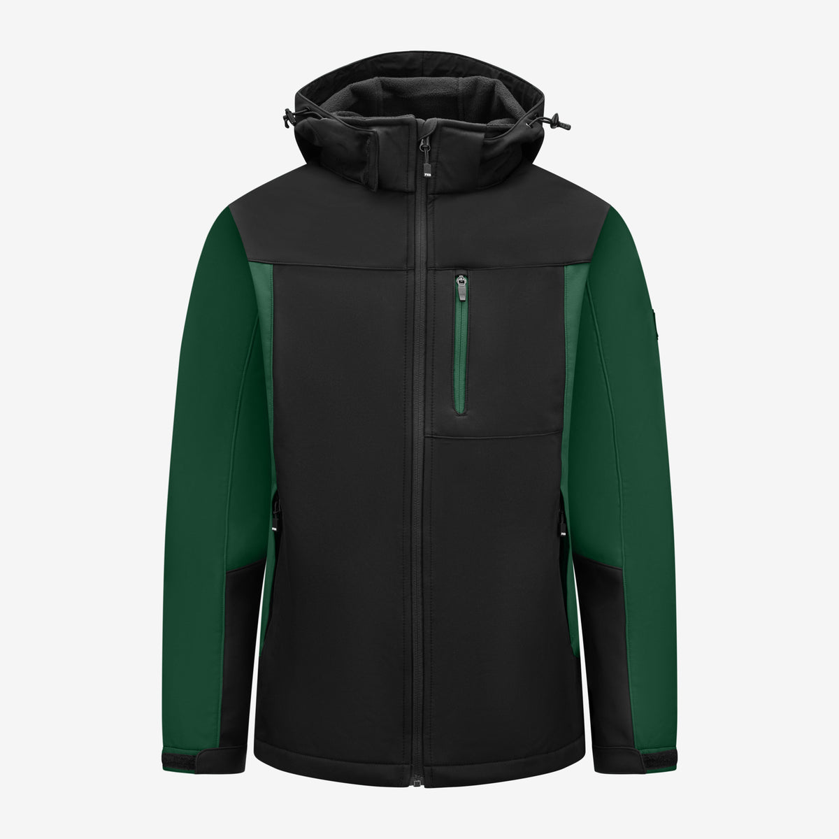 FHB Softshelljacke Jannik Allwetterjacke Grün/Schwarz 79105