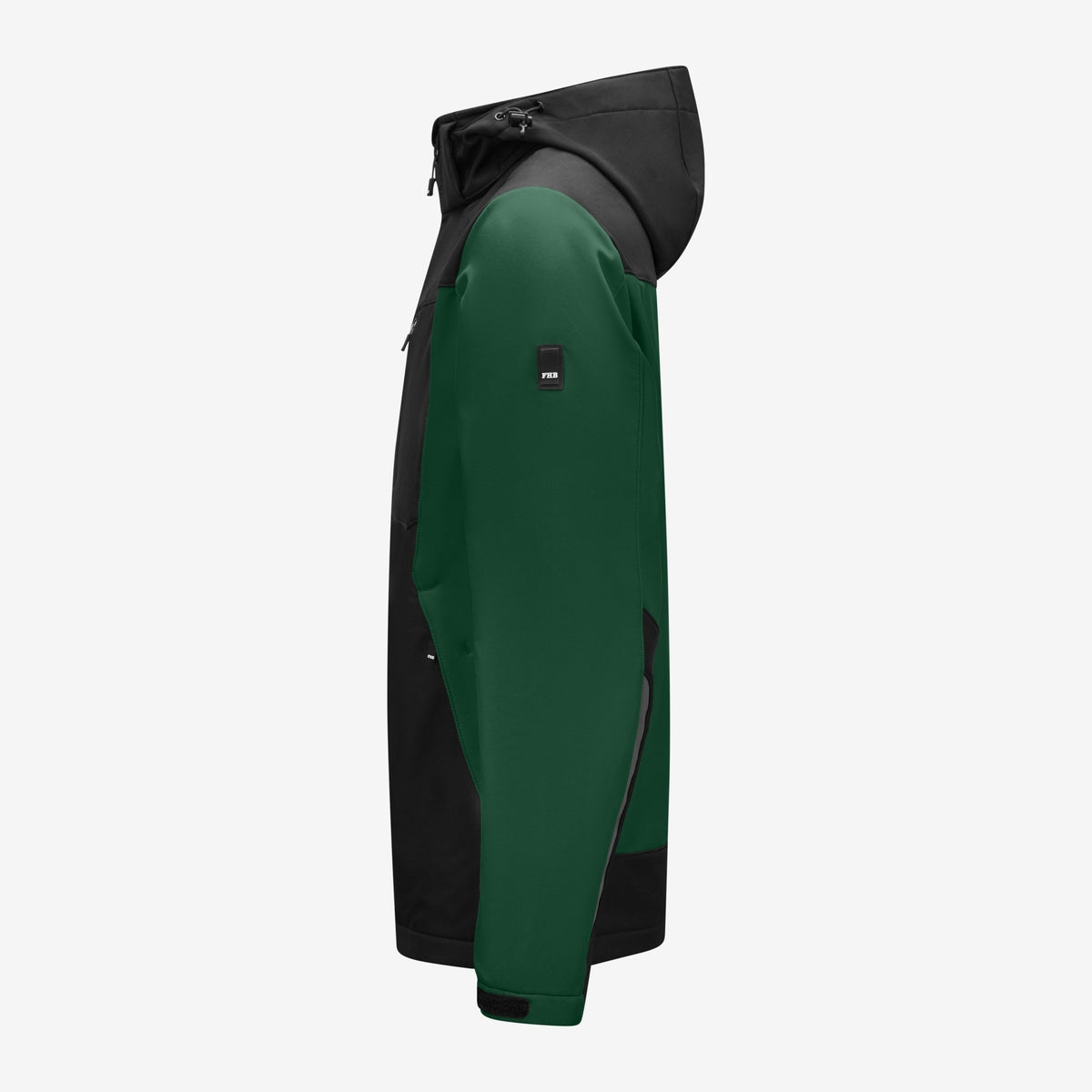 FHB Softshelljacke Jannik Allwetterjacke Grün/Schwarz 79105