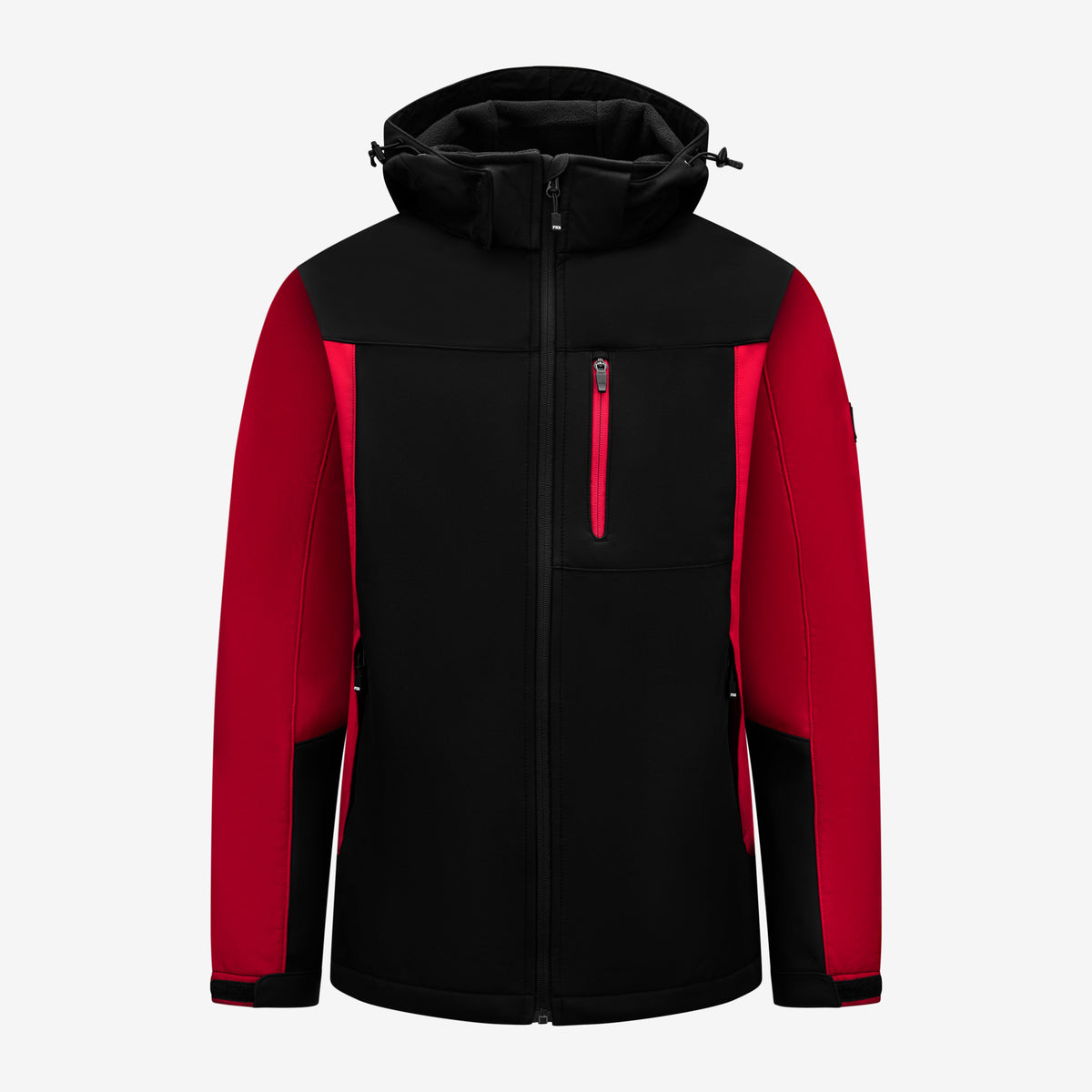 FHB Softshelljacke Jannik Allwetterjacke Rot/Schwarz 79105