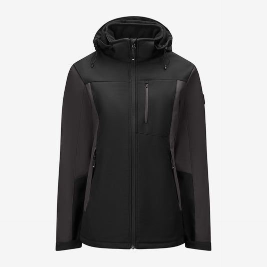 FHB Julia Damen Softshelljacke Anthrazit/Schwarz 79120
