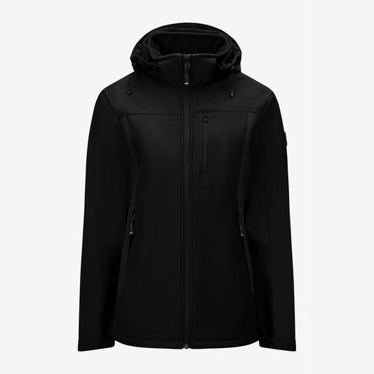 FHB Julia Damen Softshelljacke Schwarz 79120