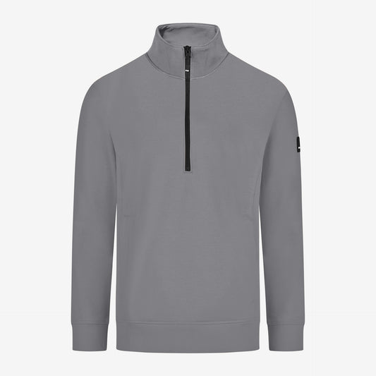 FHB Zip-Sweatshirt Troyer Kalle unisex Grau 821150