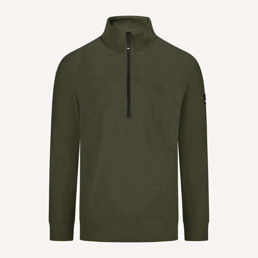 FHB Zip-Sweatshirt Troyer Kalle unisex Oliv 821150