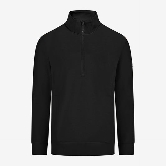 FHB Zip-Sweatshirt Troyer Kalle unisex Schwarz 821150