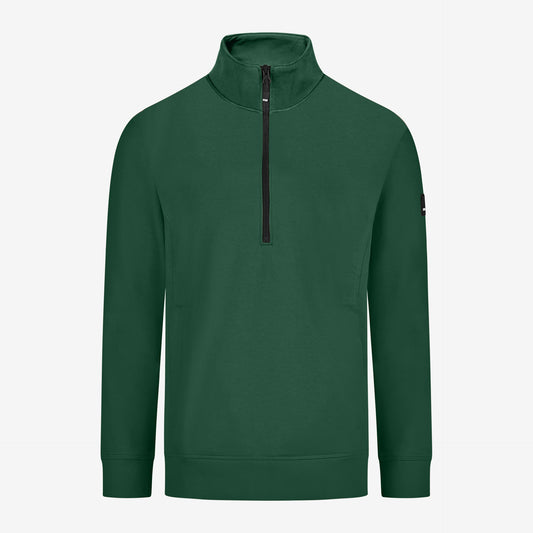 FHB Zip-Sweatshirt Troyer Kalle unisex Grün 821150