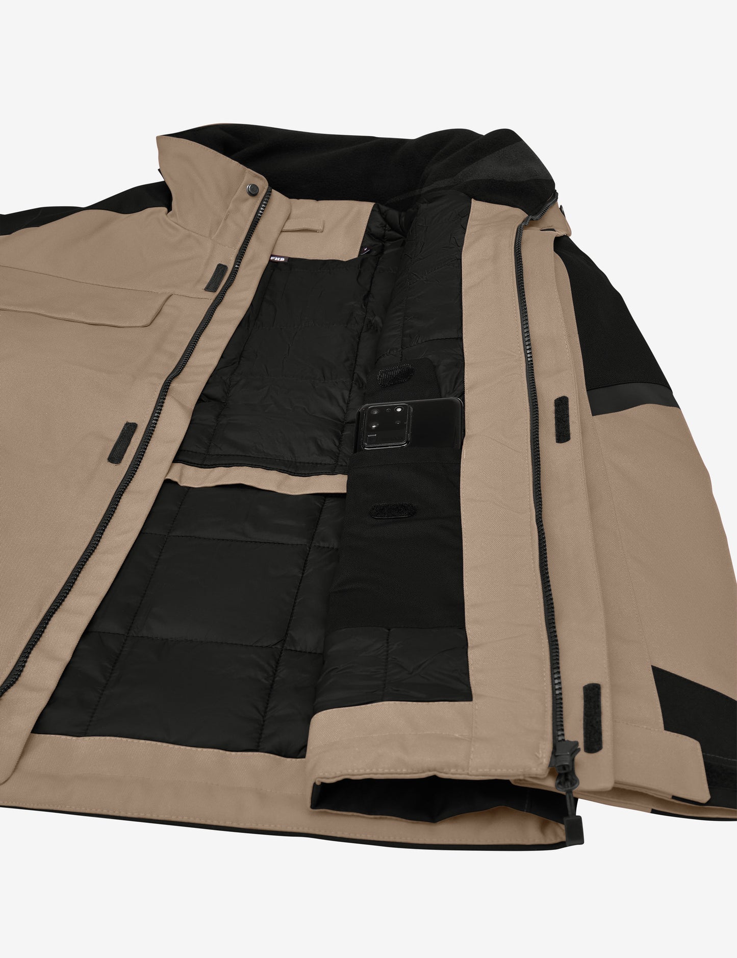 FHB Lars Arbeitsjacke Winter Beige/Schwarz 19035