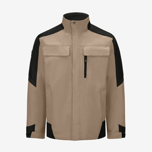 FHB Lars Arbeitsjacke Winter Beige/Schwarz 19035