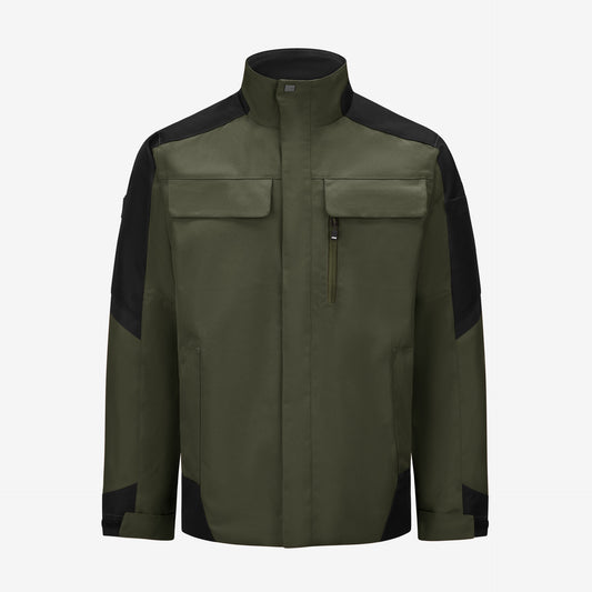 FHB Lars Arbeitsjacke Winter Oliv/Schwarz 19035