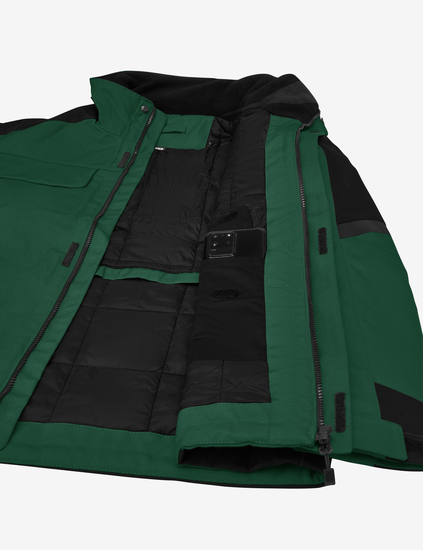 FHB Lars Arbeitsjacke Winter Grün/Schwarz 19035