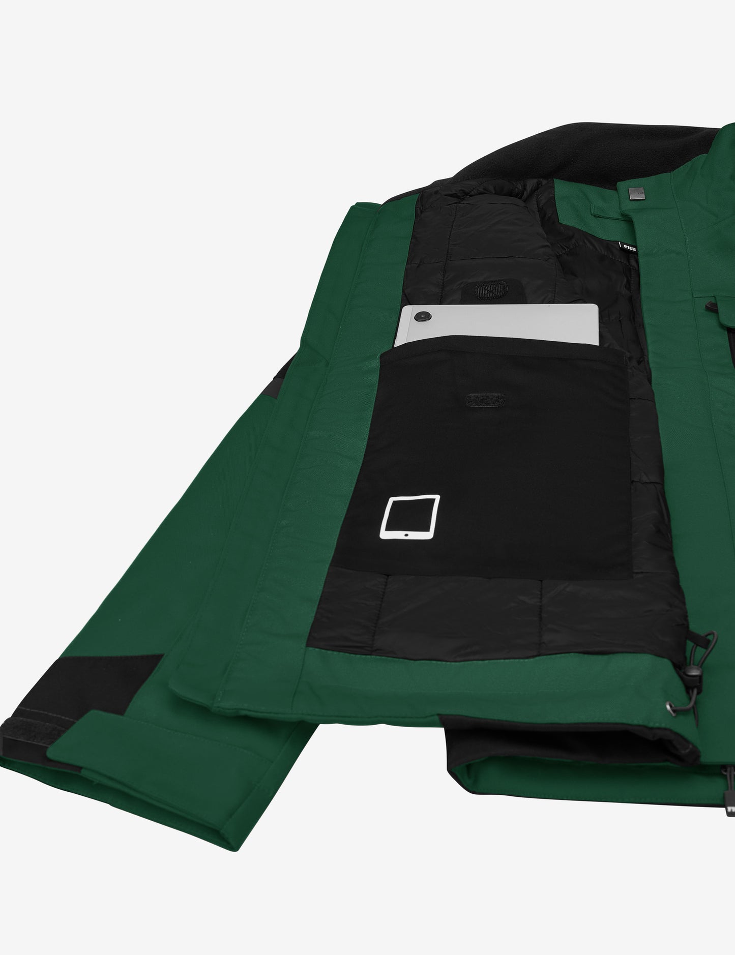 FHB Lars Arbeitsjacke Winter Grün/Schwarz 19035