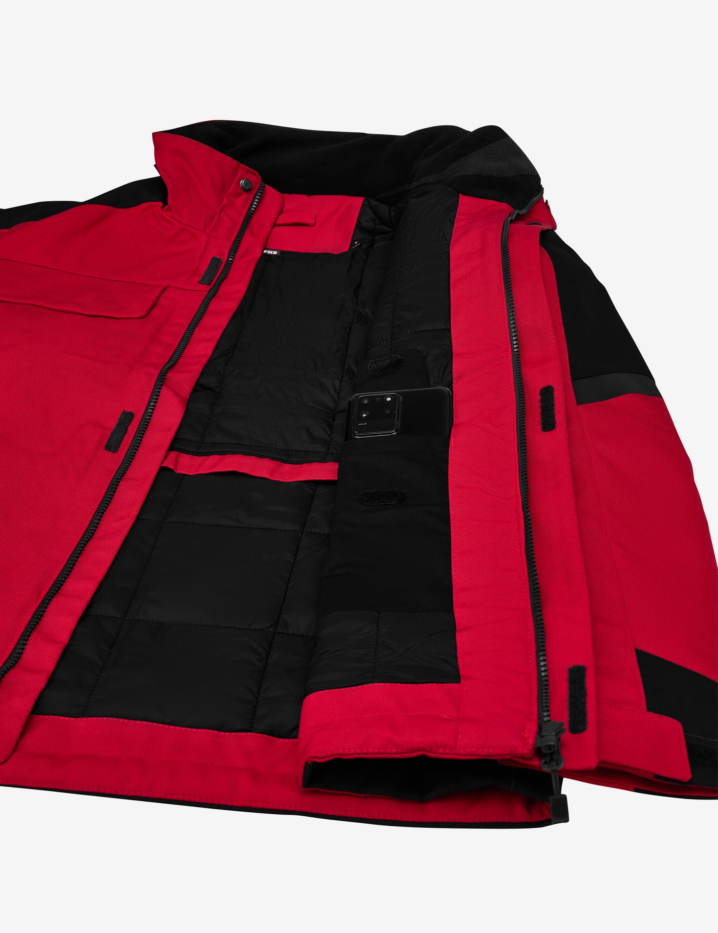 FHB Lars Arbeitsjacke Winter Rot/Schwarz 19035