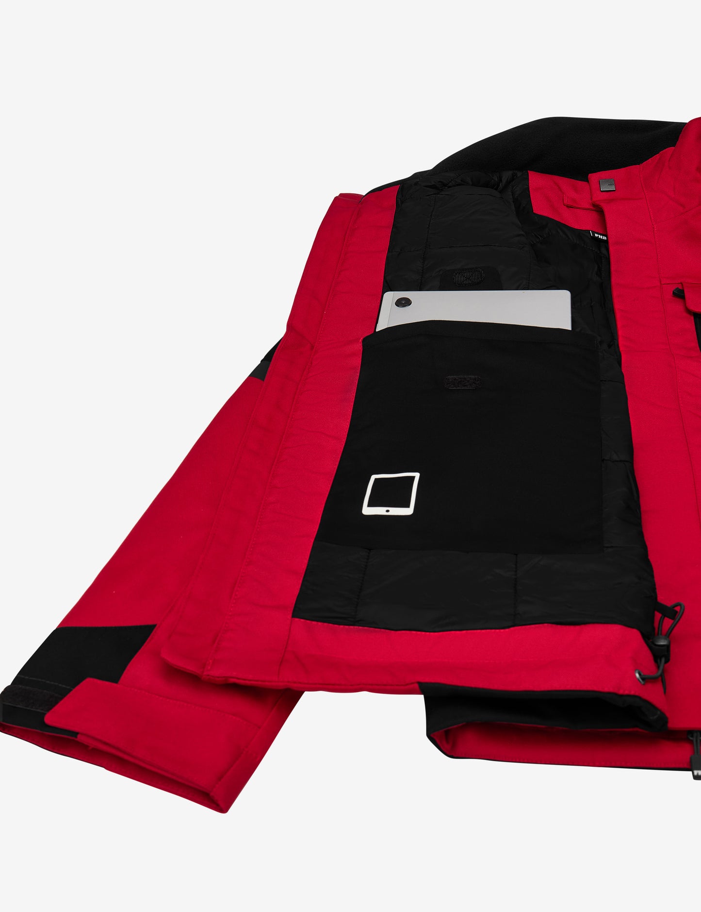 FHB Lars Arbeitsjacke Winter Rot/Schwarz 19035