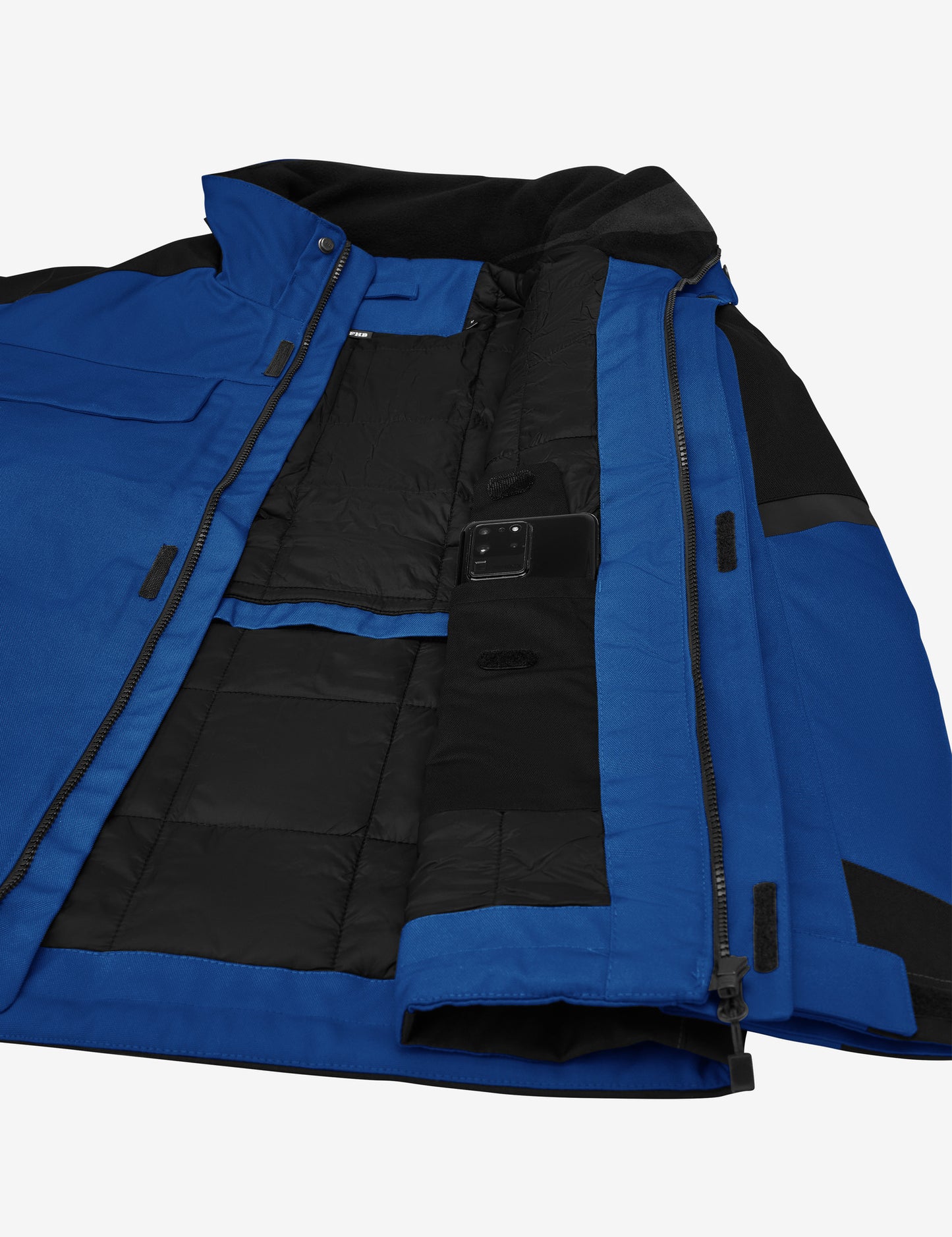 FHB Lars Arbeitsjacke Winter Royalblau/Schwarz 19035
