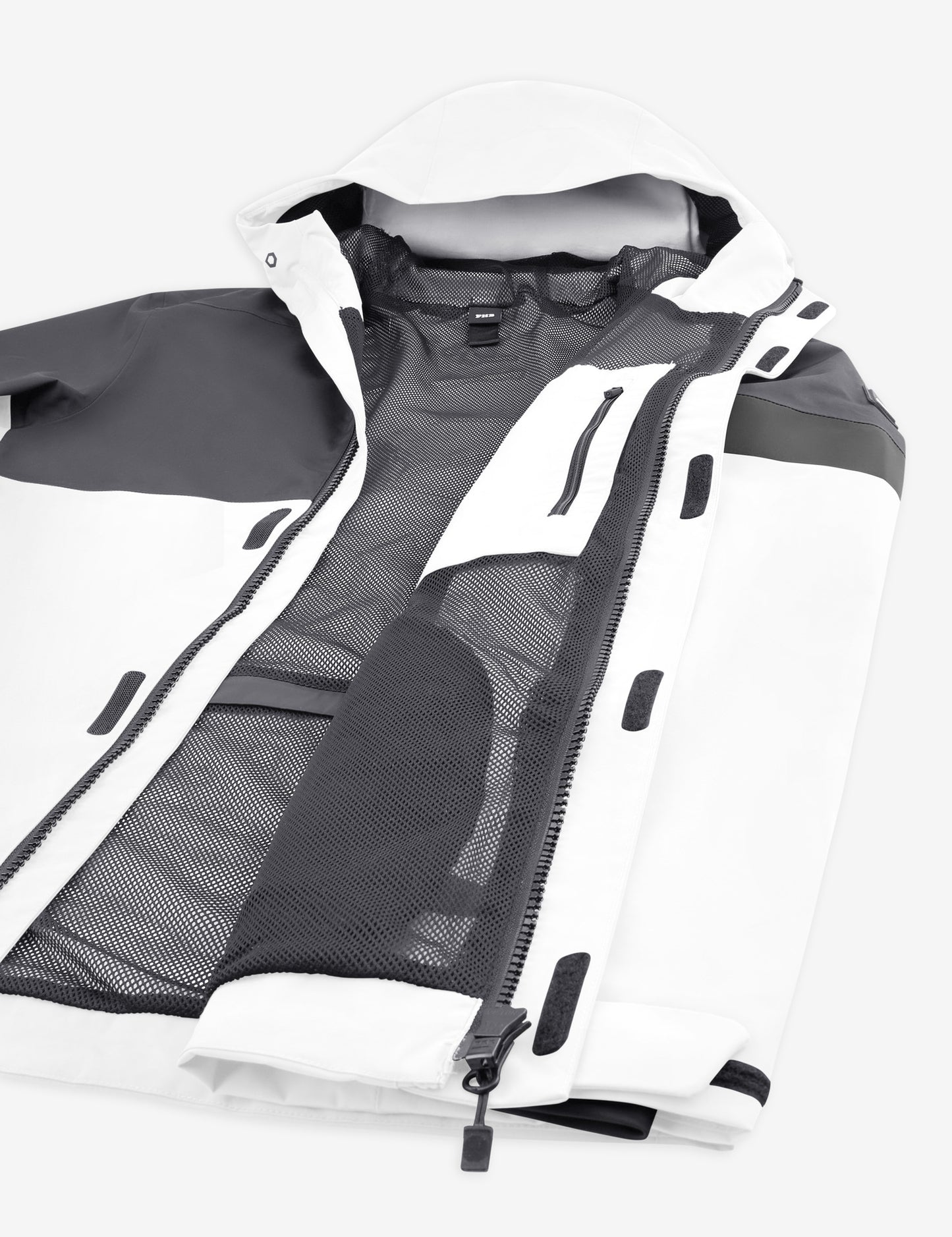 FHB Luca Regenjacke Hardshelljacke Weiß/Anthrazit 78136